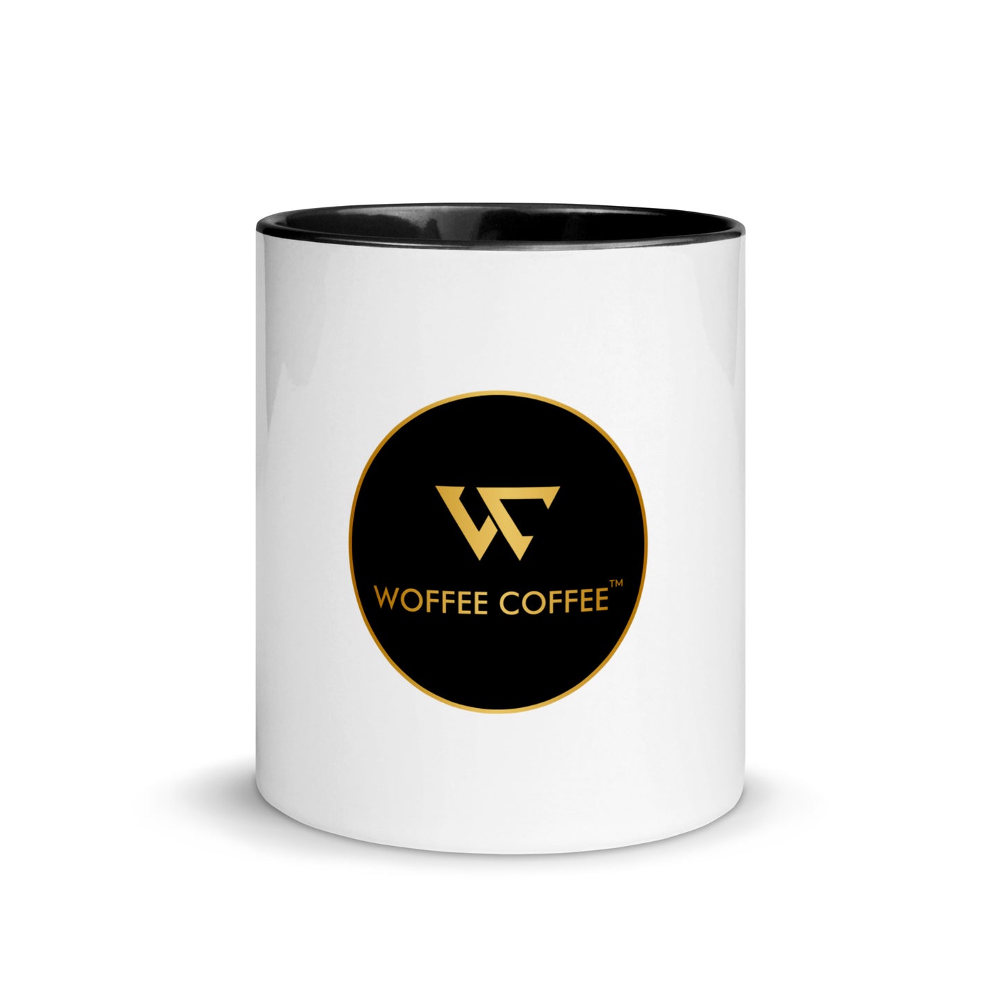 WOFFEE COFFEE Circle Logo Mug with Color Inside