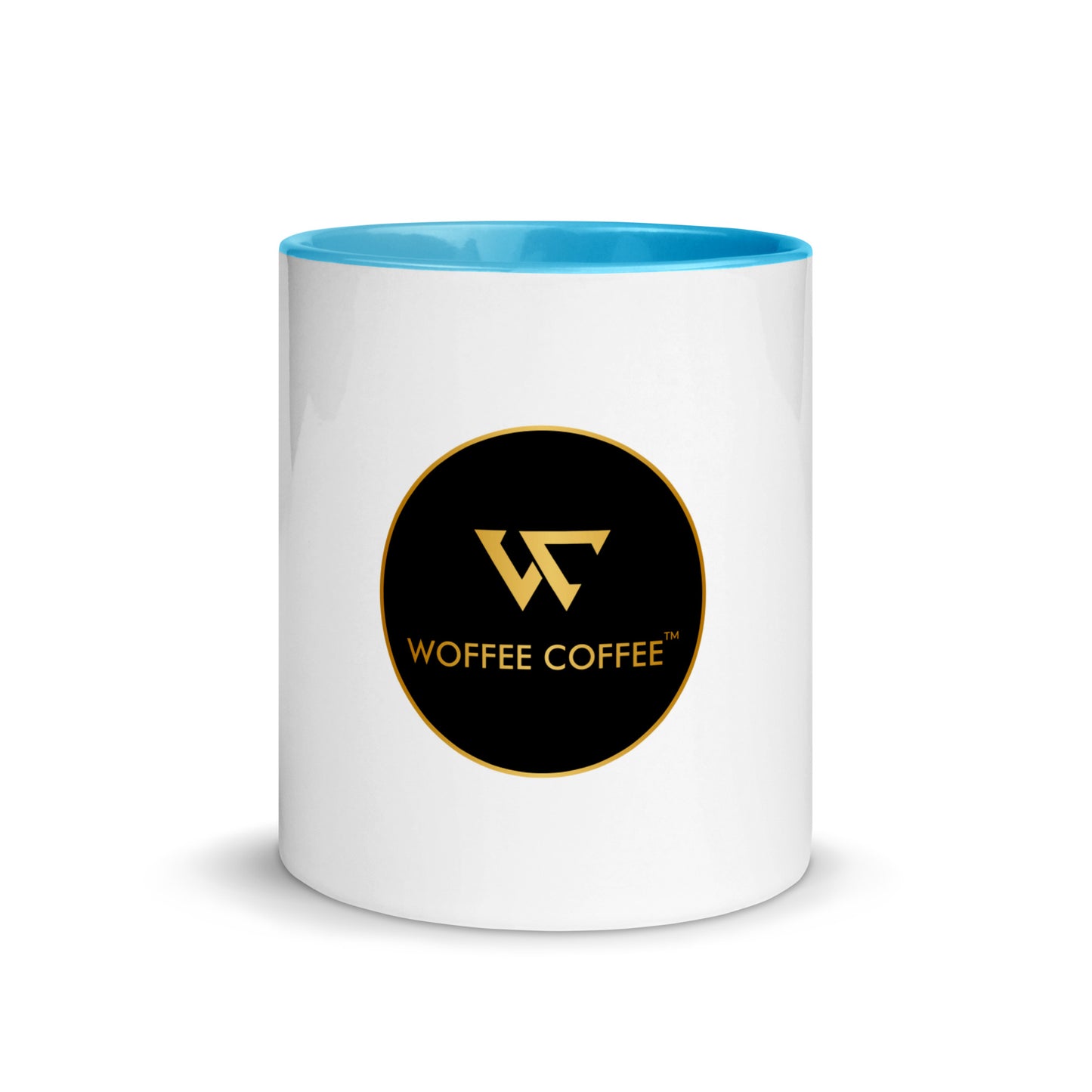 WOFFEE COFFEE Circle Logo Mug with Color Inside