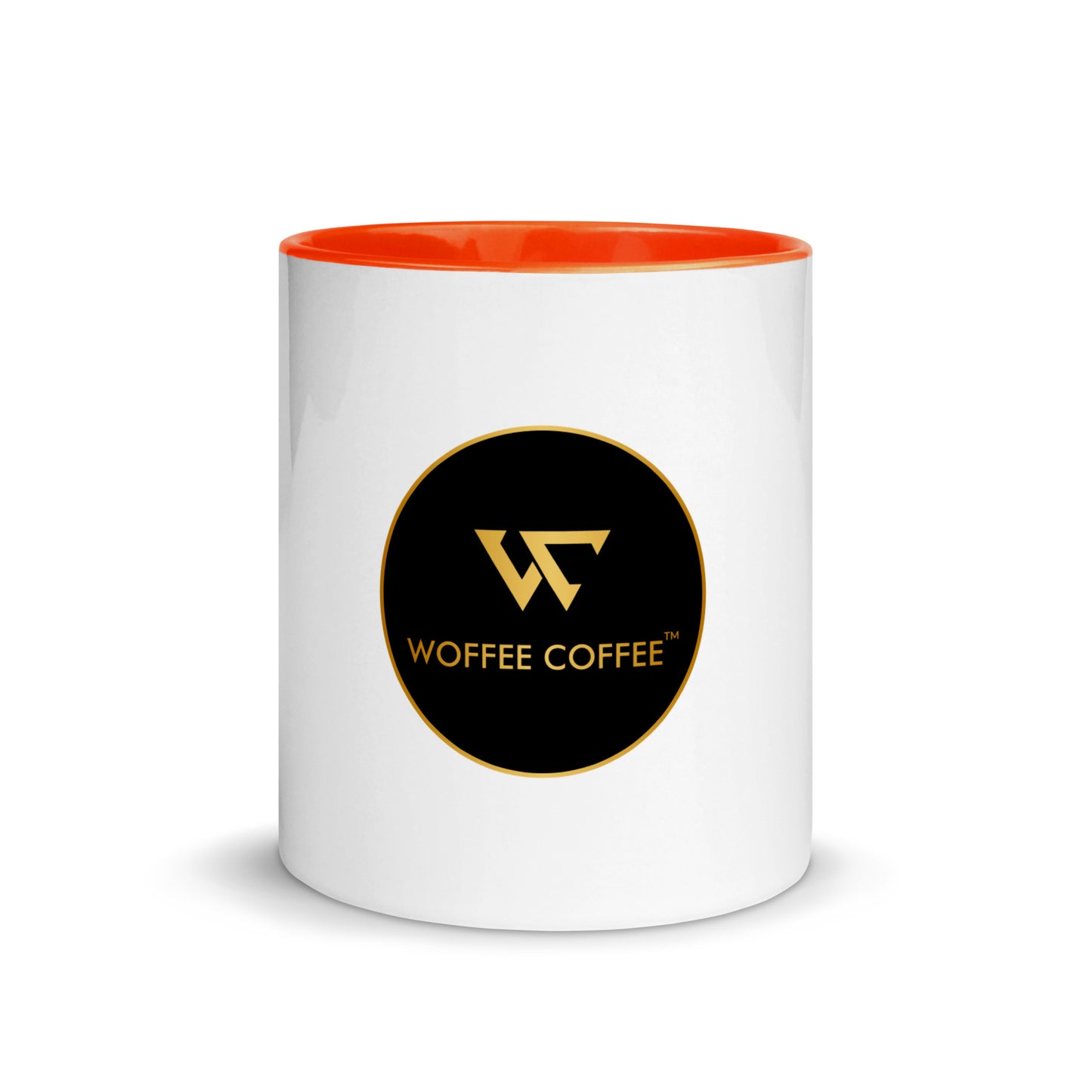 WOFFEE COFFEE Circle Logo Mug with Color Inside