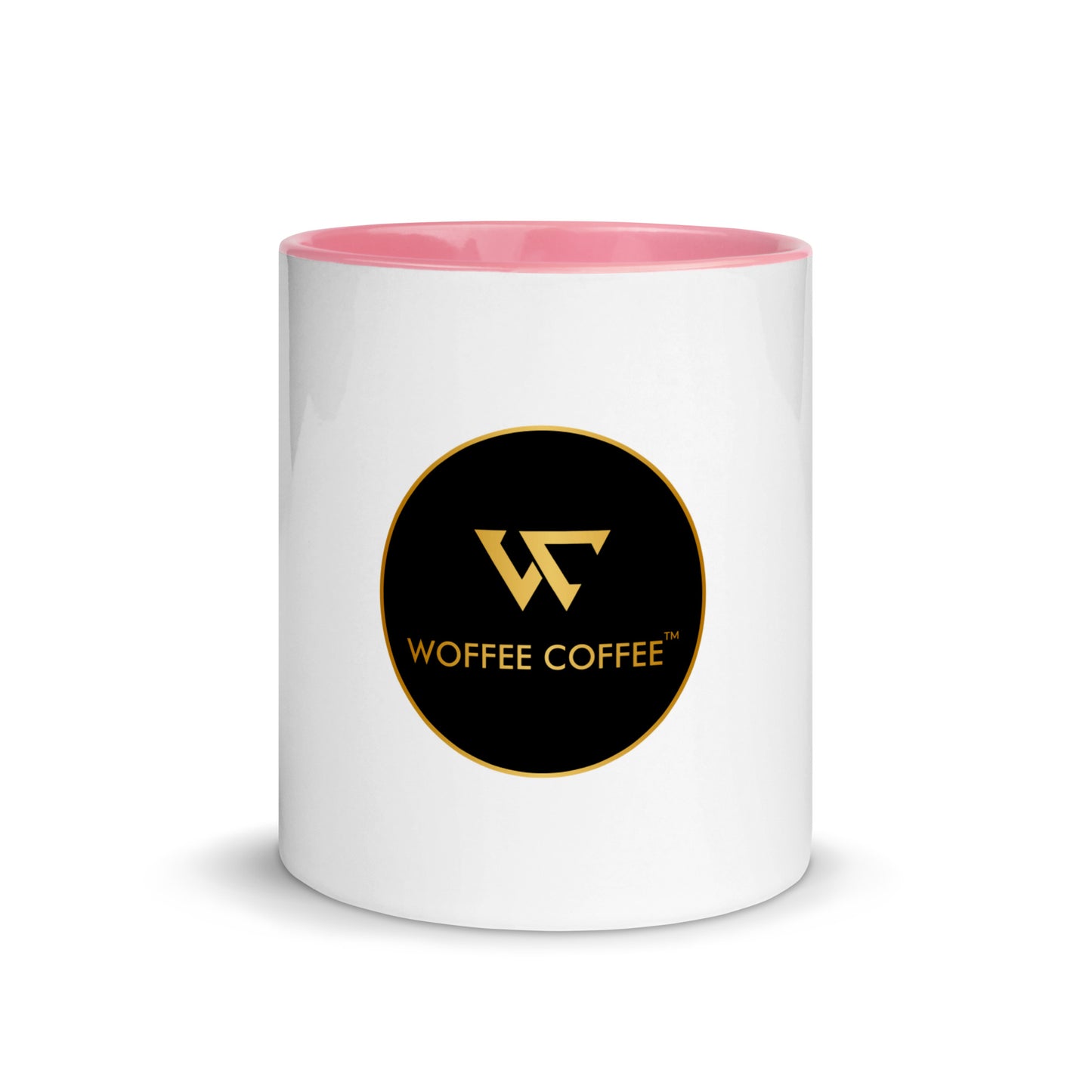 WOFFEE COFFEE Circle Logo Mug with Color Inside