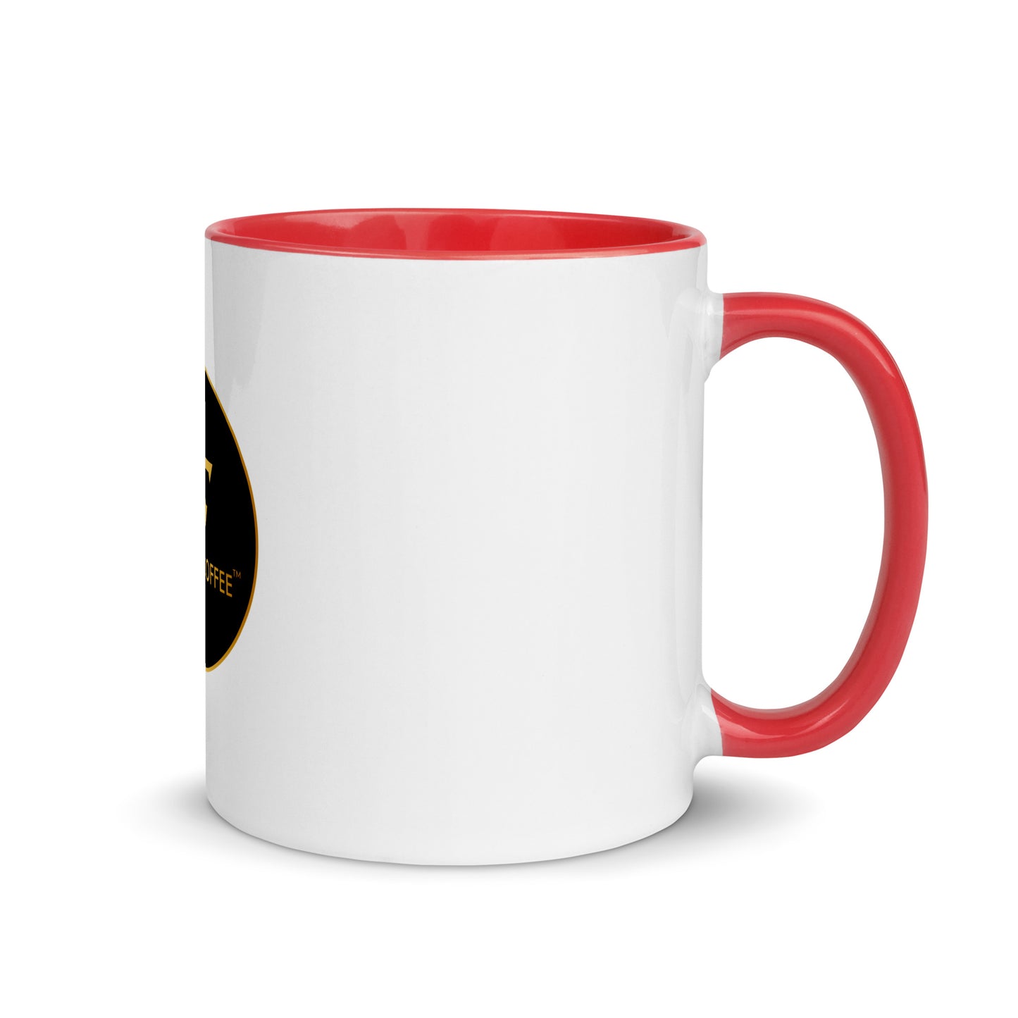 WOFFEE COFFEE Circle Logo Mug with Color Inside