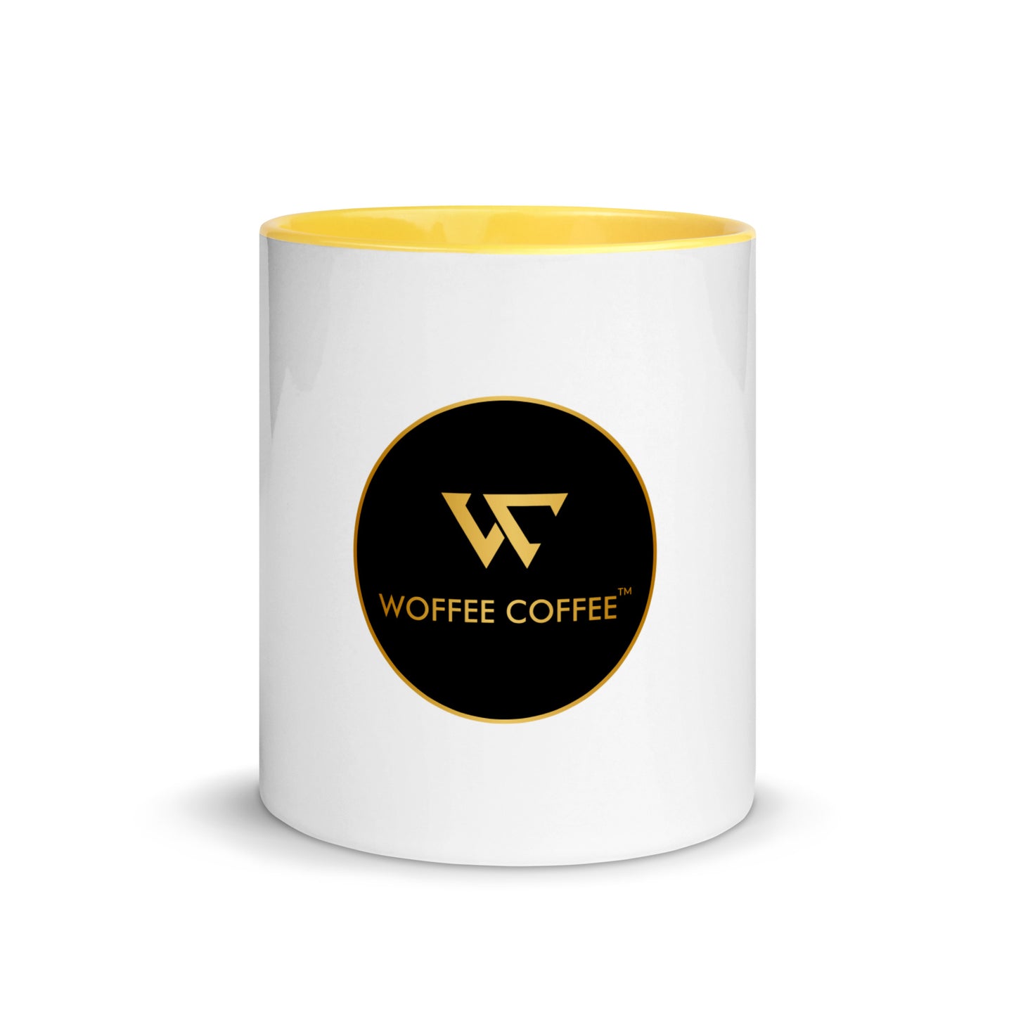 WOFFEE COFFEE Circle Logo Mug with Color Inside