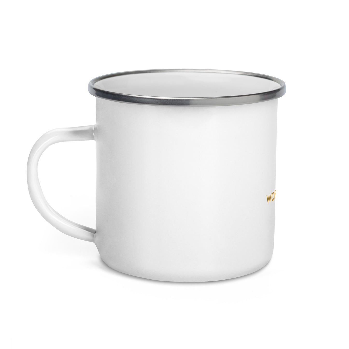 Enamel WOFFEE COFFEE Logo Mug