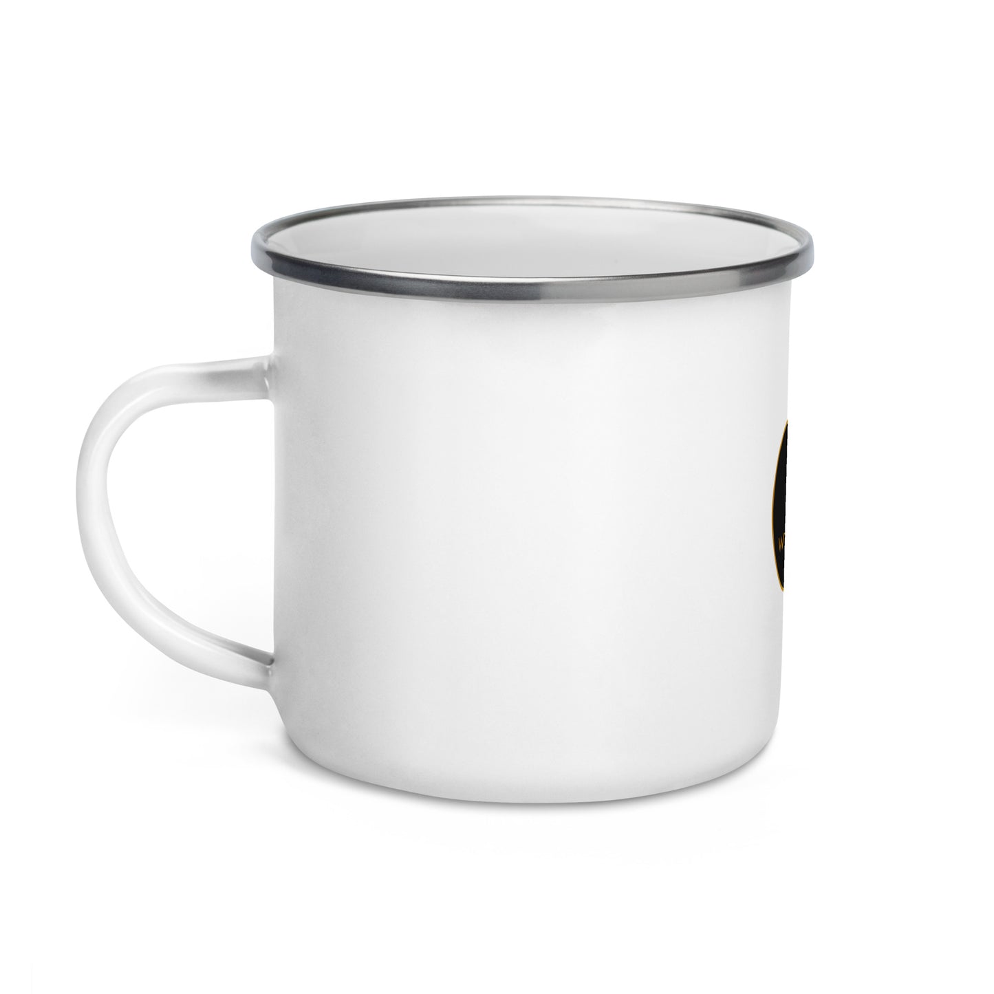 Enamel WOFFEE COFFEE Circle Logo Mug