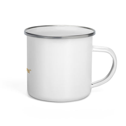 Enamel WOFFEE COFFEE Logo Mug