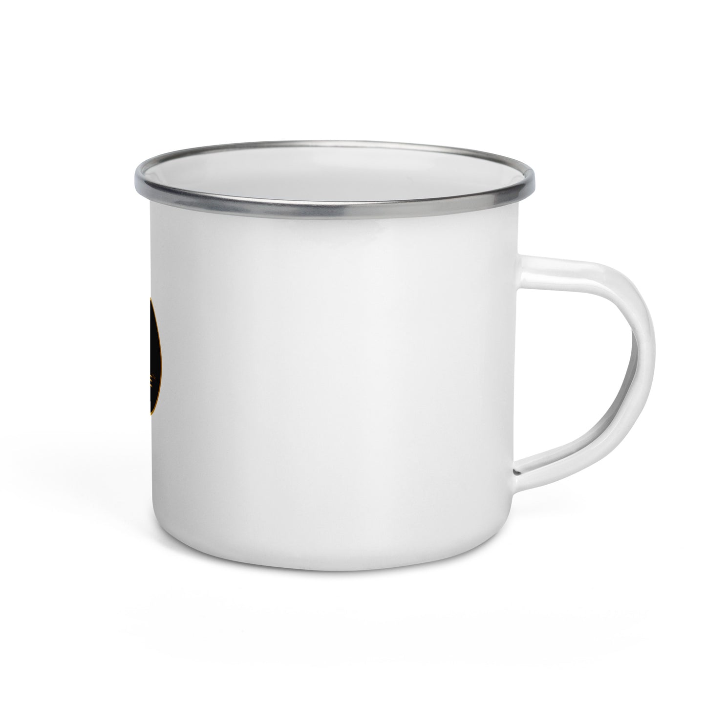 Enamel WOFFEE COFFEE Circle Logo Mug