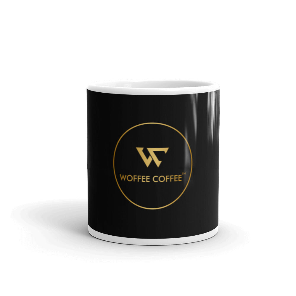 Limited Edition Black WOFFEE COFFEE Circle Logo Mug