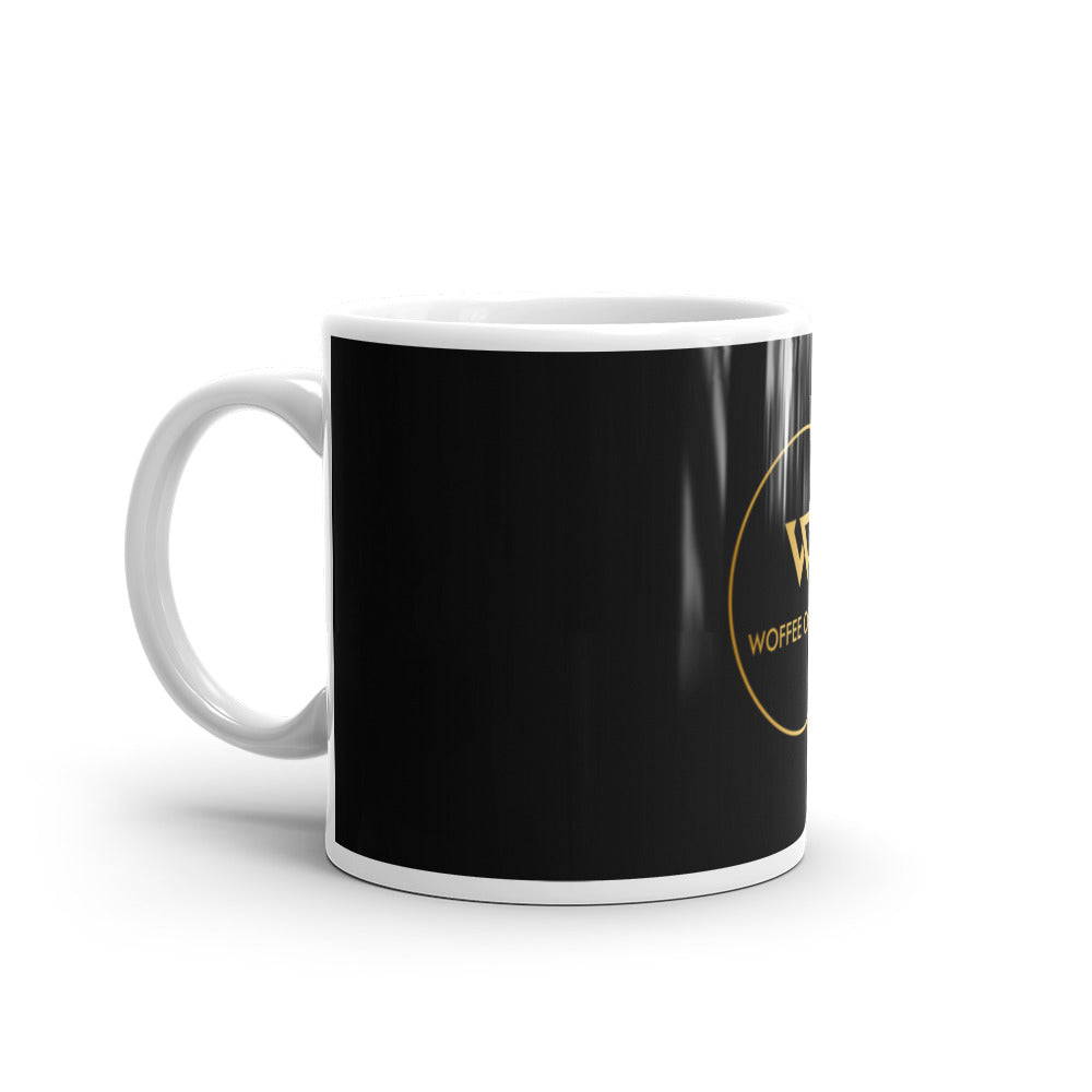 Limited Edition Black WOFFEE COFFEE Circle Logo Mug