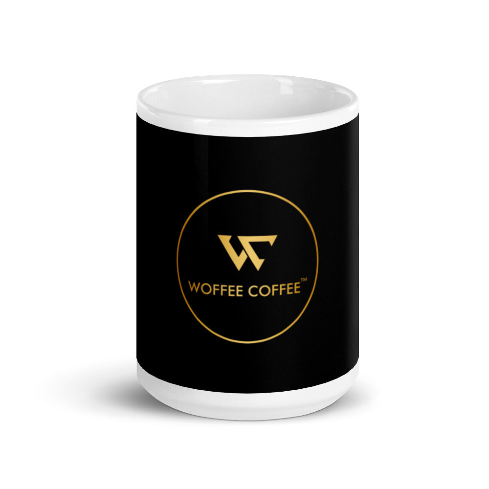 Limited Edition Black WOFFEE COFFEE Circle Logo Mug