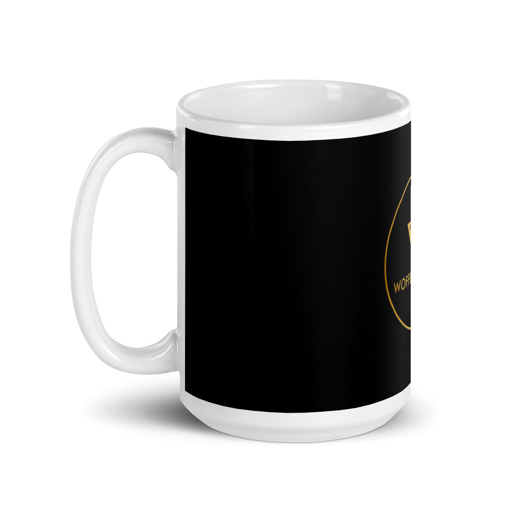 Limited Edition Black WOFFEE COFFEE Circle Logo Mug